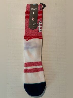 Stance x MLB Men’s Crew Socks st. Louis Cardinals SZ L (9-12) NWT